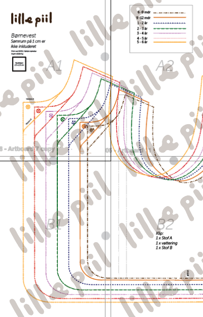 Magne vestemønster (print selv PDF)